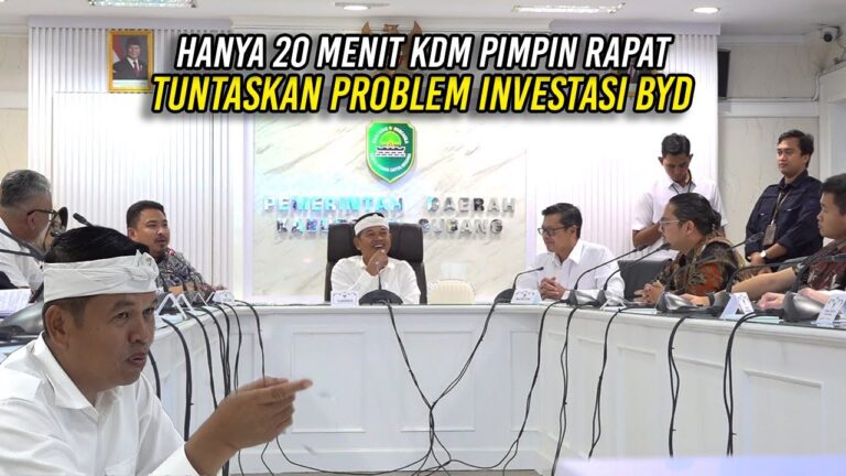 “BYD Cuma Butuh 20 Menit: Dedi Mulyadi Ubah Jawa Barat Jadi Magnet Investasi Asia”
