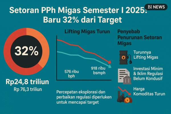 Setoran Migas Baru 32% dalam Enam Bulan, Apa Sebab?