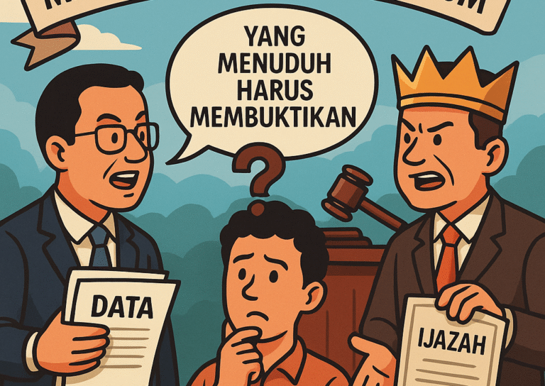 “Logika Hukum ala Jokowi: Ketika Pemimpin Memberi Contoh yang Menyesatkan”