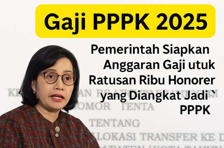 Pemerintah Siapkan Anggaran Gaji,  Ratusan Ribu Honorer yang Diangkat Jadi PPPK