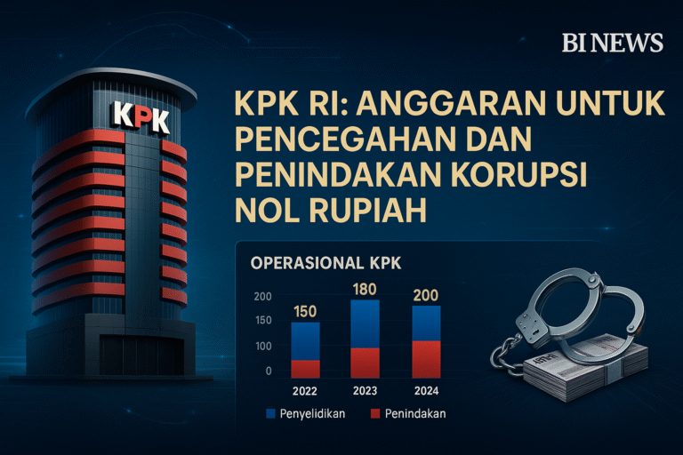 KPK RI : Anggaran untuk Pencegahan dan Penindakan Korupsi Nol Rupiah