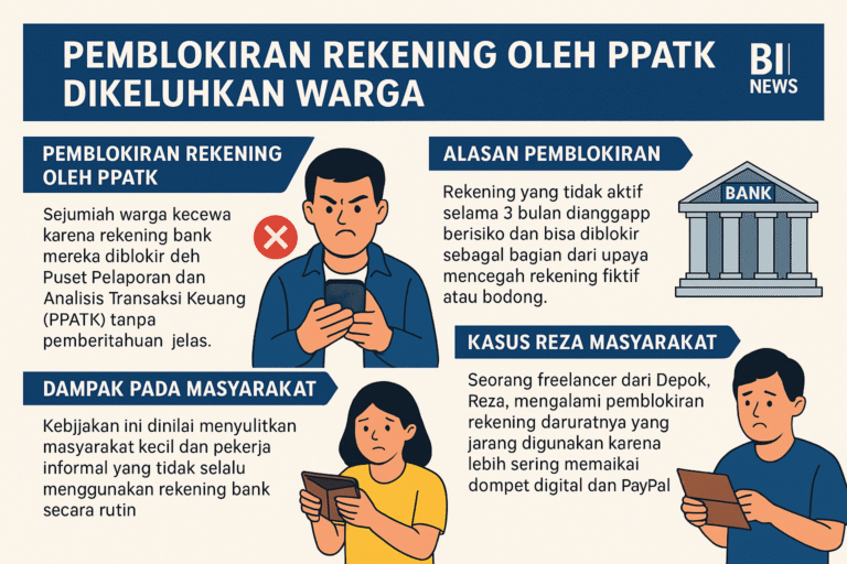 Pemblokiran Rekening oleh PPATK Mulai Diributkan Masyarakat
