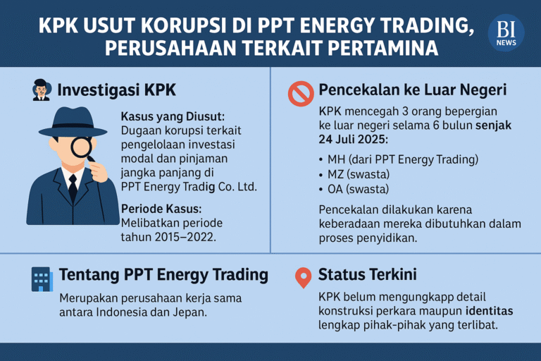 KPK Usut Dugaan Korupsi di PPT Energy Trading, Perusahaan Afiliasi Pertamina