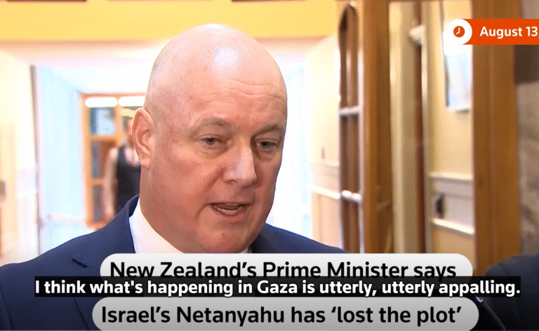 PM Selandia Baru Sebut Netanyahu “Kehilangan Akal” soal Operasi Militer Gaza, Pertimbangkan Akui Palestina