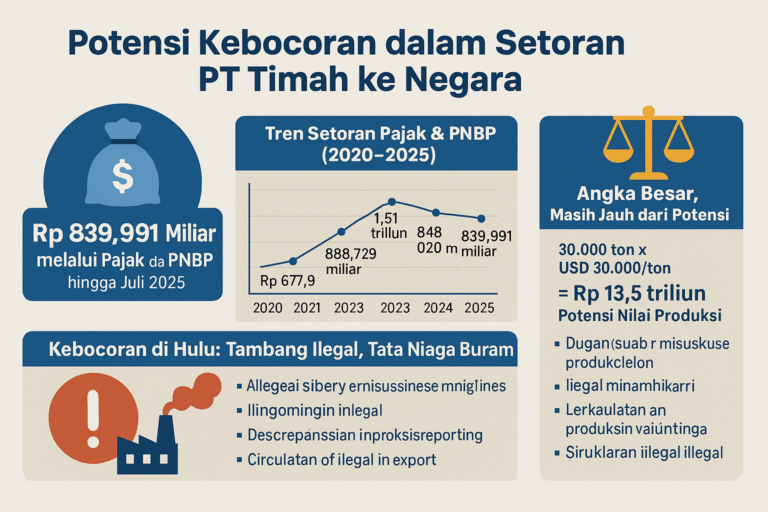 PT Timah Setorkan Rp 839,991 Miliar ke Negara, Pakar Soroti Potensi Kebocoran di Industri Timah