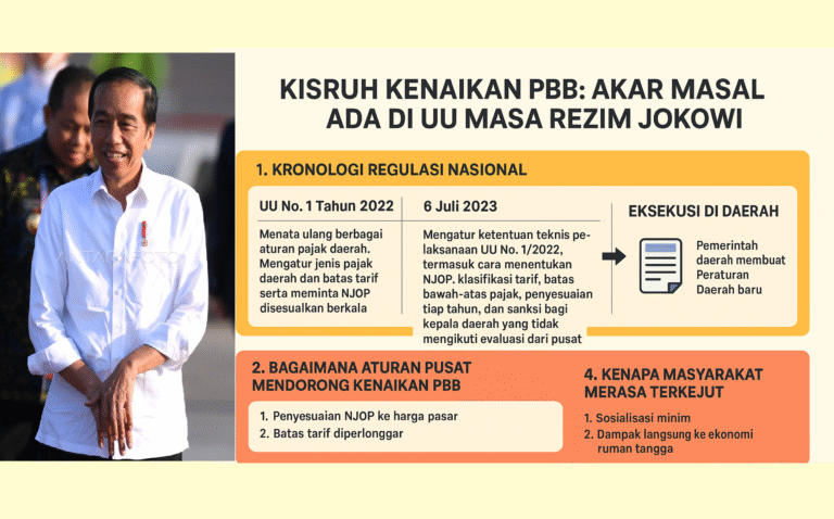 Kisruh Kenaikan PBB: Akar Masalah Ada di UU Masa Rezim Jokowi